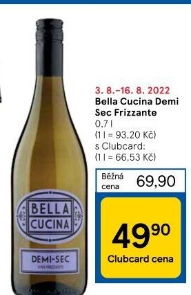 Frizzante Demi Sec Bella Cucina