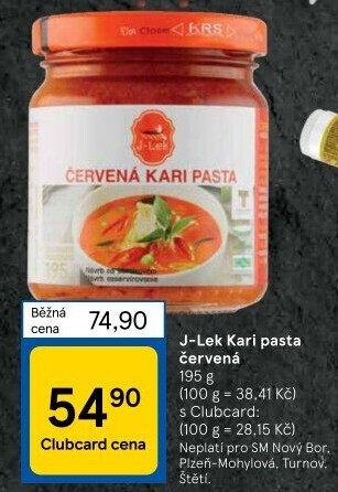 Kari pasta J-LEK