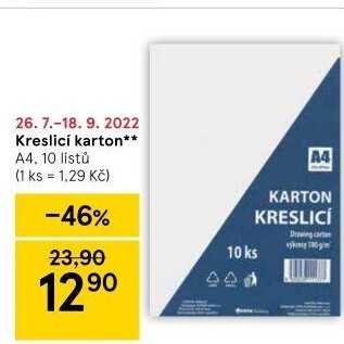 Kreslící karton A4