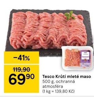 Krůtí mleté maso Tesco