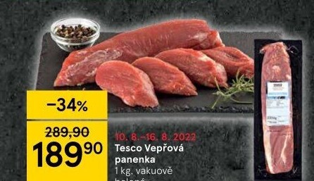 Panenka vepřováTesco