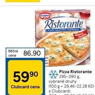 Pizza mražená Ristorante Dr. Oetker
