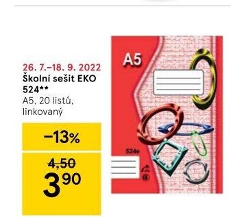 Školní sešit A5