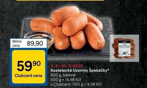 Špekáčky Kostelecké uzeniny