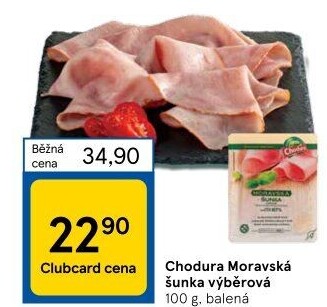 Šunka moravská výběrová Beskydské uzeniny Chodura