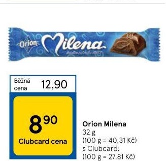 Tyčinka Milena Orion