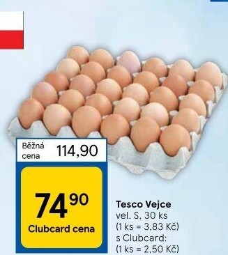 Vejce S Tesco