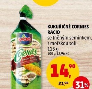 Chlebíčky Cornies Racio