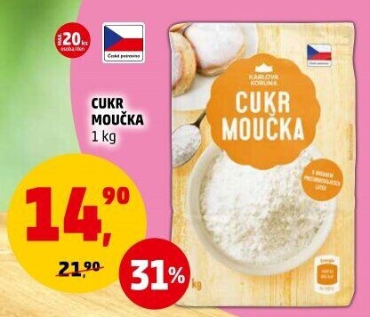 Cukr moučka Karlova Koruna