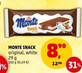 Dezert mléčný Monte Snack Zott