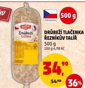 Drůbeží tlačenka Řezníkův talíř