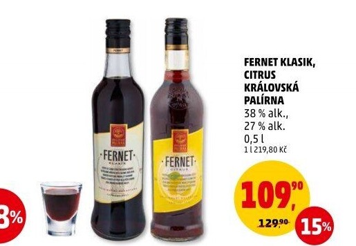 Fernet klasik Královská palírna