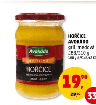 Hořčice grilovací Avokádo