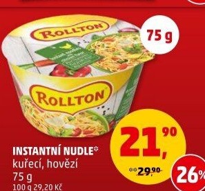 Instantní nudle Rollton