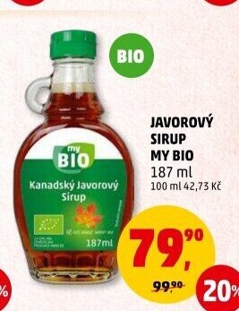 Javorový sirup My BIO
