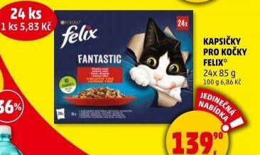 Kapsičky pro kočky Felix Purina