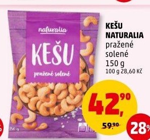 Kešu pražené Naturalia