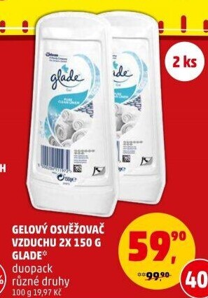 Osvěžovač vzduchu gel Glade by Brise