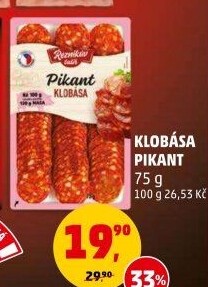 Pikantní klobása Řezníkův talíř