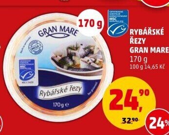 Řezy rybářské Gran Mare