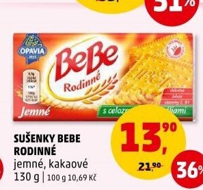 Sušenky Rodinné BeBe Opavia
