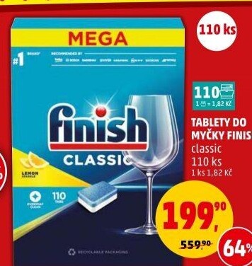 Tablety do myčky Classic Finish