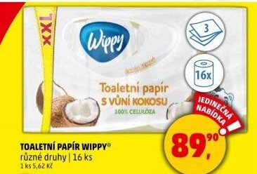 Toaletní papír 3vrstvý Wippy