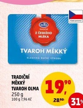 Tvaroh měkký Olma