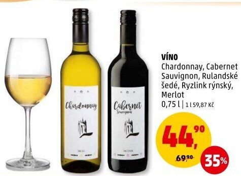 Víno Chardonnay