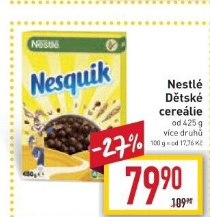 Cereálie Nestlé