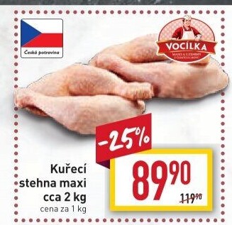 Kuřecí stehna Vocílka
