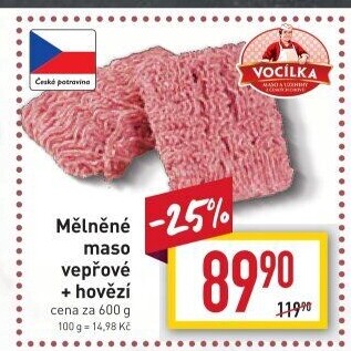 Mleté maso mix Vocílka