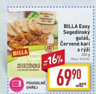 Segedínský guláš Easy Billa