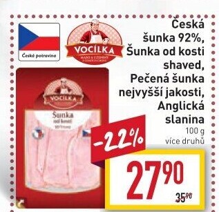 Šunka česká Vocílka