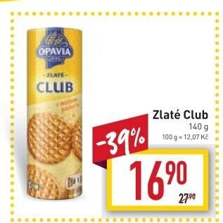Sušenky Zlaté Club Opavia