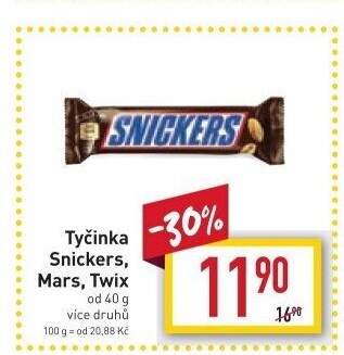Tyčinka Snickers