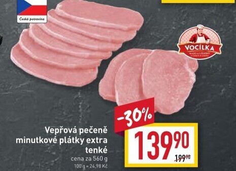 Vepřová pečeně bez kosti Vocílka
