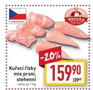 Kuřecí řízky mix Vocílka