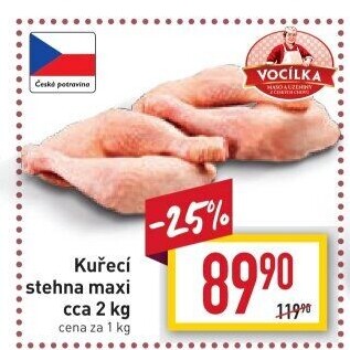 Kuřecí stehna Vocílka