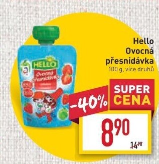 Ovocná kapsička Hello