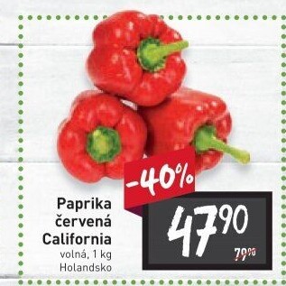 Paprika červená