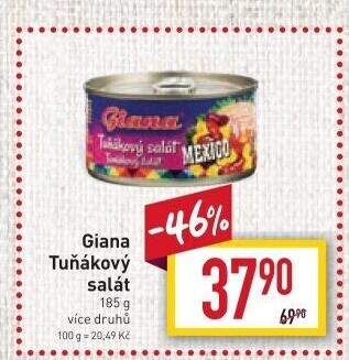 Salát s tuňákem Giana