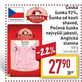 Šunka česká Vocílka