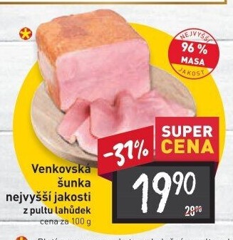 Šunka venkovská nejvyšší jakosti