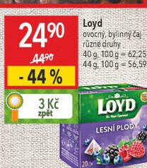 Čaj ovocný Loyd