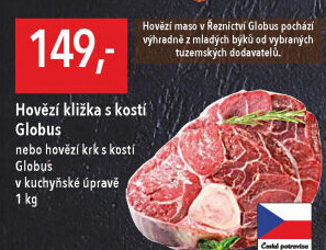Hovězí kližka s kostí Globus