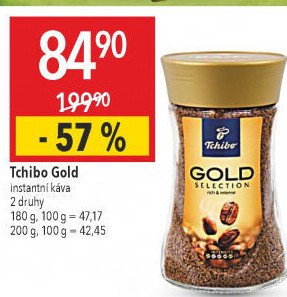 Instantní káva Tchibo Gold Selection