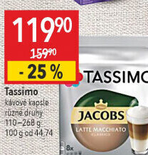 Kapsle Tassimo Jacobs