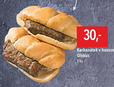 Karbanátek v housce Globus