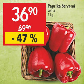 Paprika červená